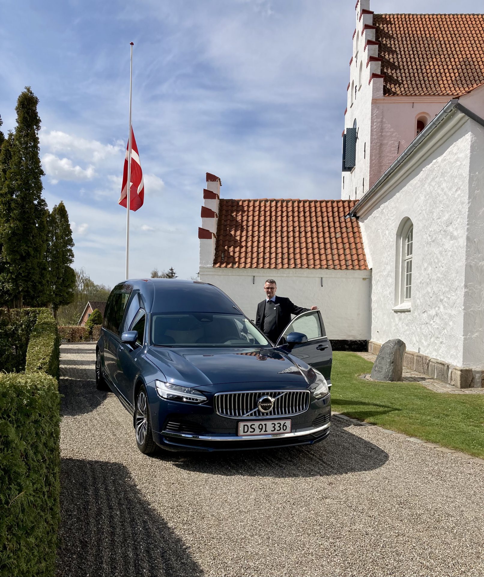 Rustvogn og bedemand i Odense